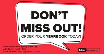 Yearbook order poster